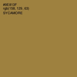 #9E813F - Sycamore Color Image