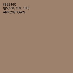 #9E816C - Arrowtown Color Image