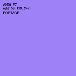 #9E81F7 - Portage Color Image