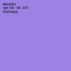 #9E82E3 - Portage Color Image