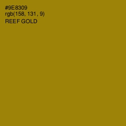 #9E8309 - Reef Gold Color Image