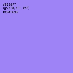 #9E83F7 - Portage Color Image