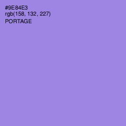#9E84E3 - Portage Color Image