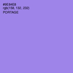 #9E84E8 - Portage Color Image