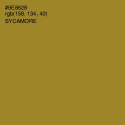 #9E8628 - Sycamore Color Image