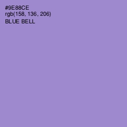 #9E88CE - Blue Bell Color Image