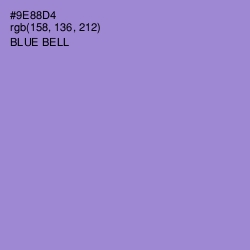 #9E88D4 - Blue Bell Color Image
