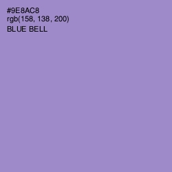 #9E8AC8 - Blue Bell Color Image