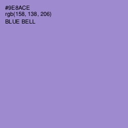 #9E8ACE - Blue Bell Color Image