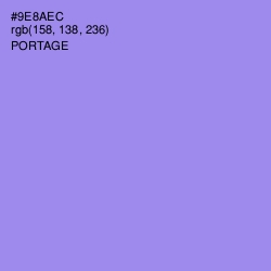 #9E8AEC - Portage Color Image