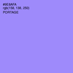 #9E8AFA - Portage Color Image