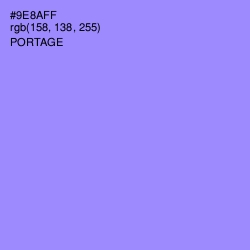 #9E8AFF - Portage Color Image