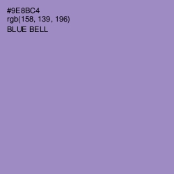 #9E8BC4 - Blue Bell Color Image