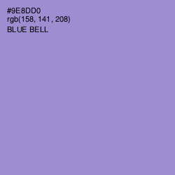#9E8DD0 - Blue Bell Color Image