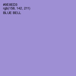 #9E8ED3 - Blue Bell Color Image