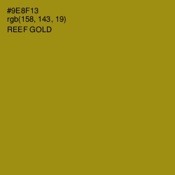 #9E8F13 - Reef Gold Color Image