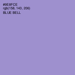 #9E8FCE - Blue Bell Color Image