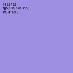 #9E8FE3 - Portage Color Image