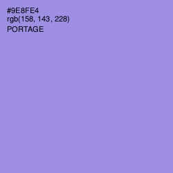 #9E8FE4 - Portage Color Image
