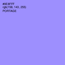 #9E8FFF - Portage Color Image