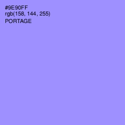 #9E90FF - Portage Color Image