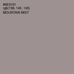 #9E9191 - Mountain Mist Color Image