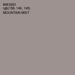 #9E9291 - Mountain Mist Color Image