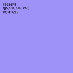#9E92F8 - Portage Color Image