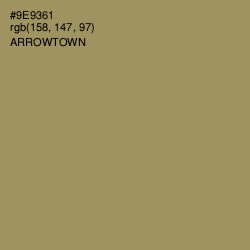 #9E9361 - Arrowtown Color Image