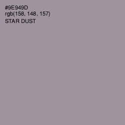 #9E949D - Star Dust Color Image