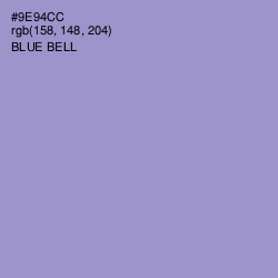 #9E94CC - Blue Bell Color Image