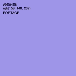 #9E94E8 - Portage Color Image