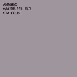 #9E959D - Star Dust Color Image