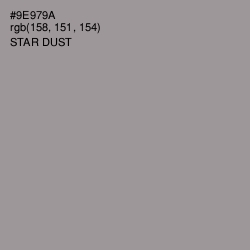 #9E979A - Star Dust Color Image