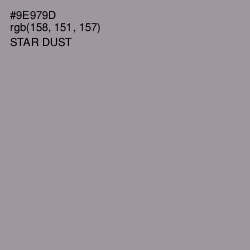 #9E979D - Star Dust Color Image