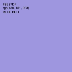#9E97DF - Blue Bell Color Image