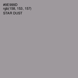 #9E999D - Star Dust Color Image