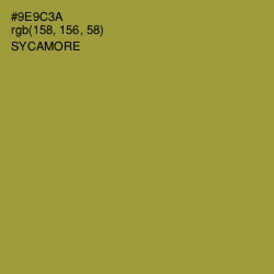 #9E9C3A - Sycamore Color Image