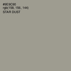 #9E9C90 - Star Dust Color Image