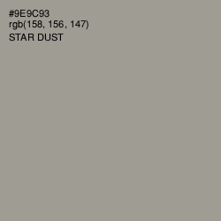 #9E9C93 - Star Dust Color Image