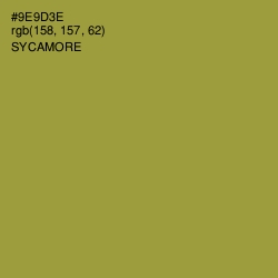 #9E9D3E - Sycamore Color Image