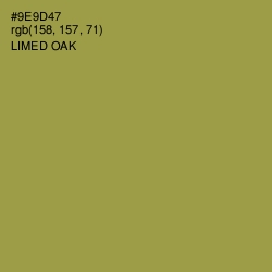 #9E9D47 - Limed Oak Color Image