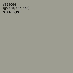 #9E9D91 - Star Dust Color Image