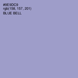 #9E9DC9 - Blue Bell Color Image