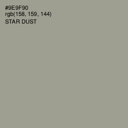 #9E9F90 - Star Dust Color Image