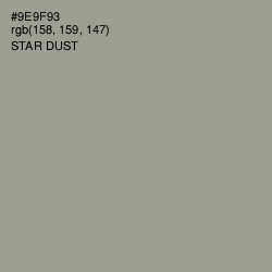 #9E9F93 - Star Dust Color Image