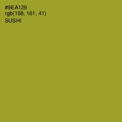 #9EA129 - Sushi Color Image