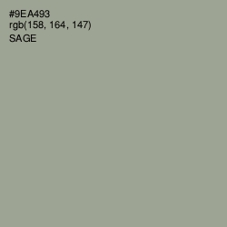 #9EA493 - Sage Color Image