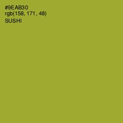 #9EAB30 - Sushi Color Image