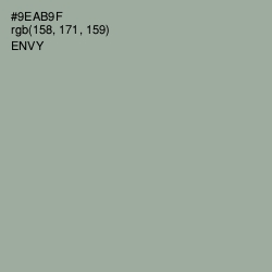 #9EAB9F - Envy Color Image